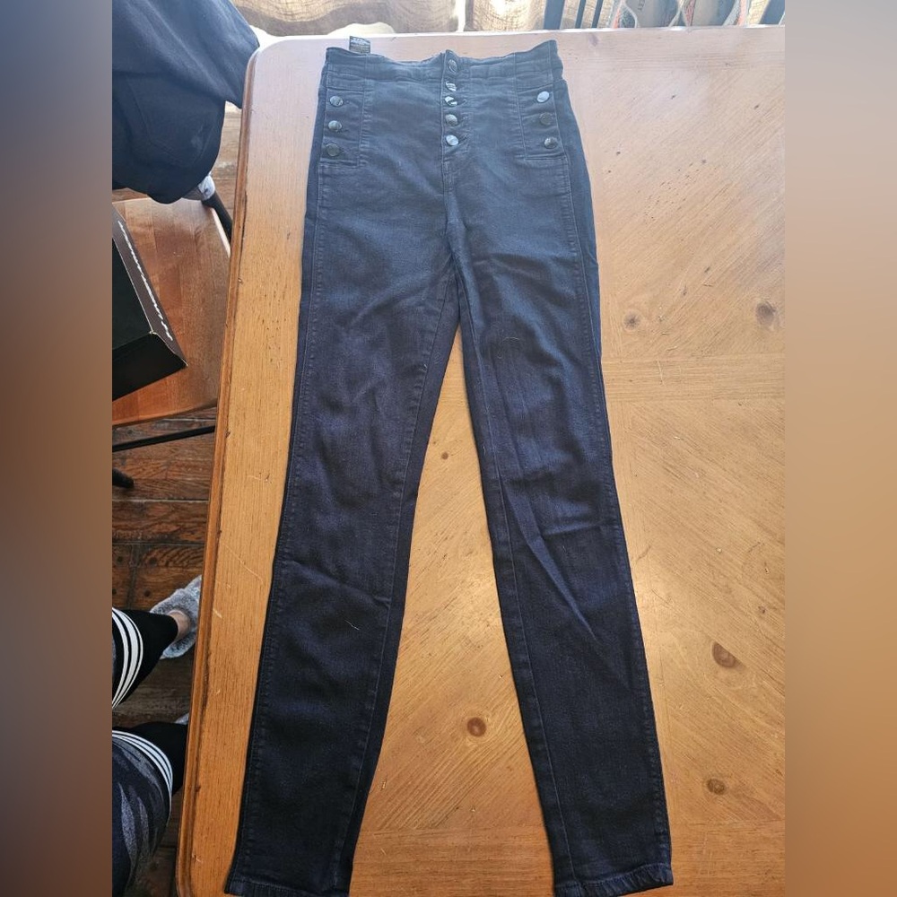 JBrand High Waist black denim